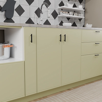 Кухонный фасад Шерготти Нефрит
