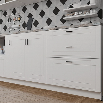 Кухонный фасад Сигма Белый